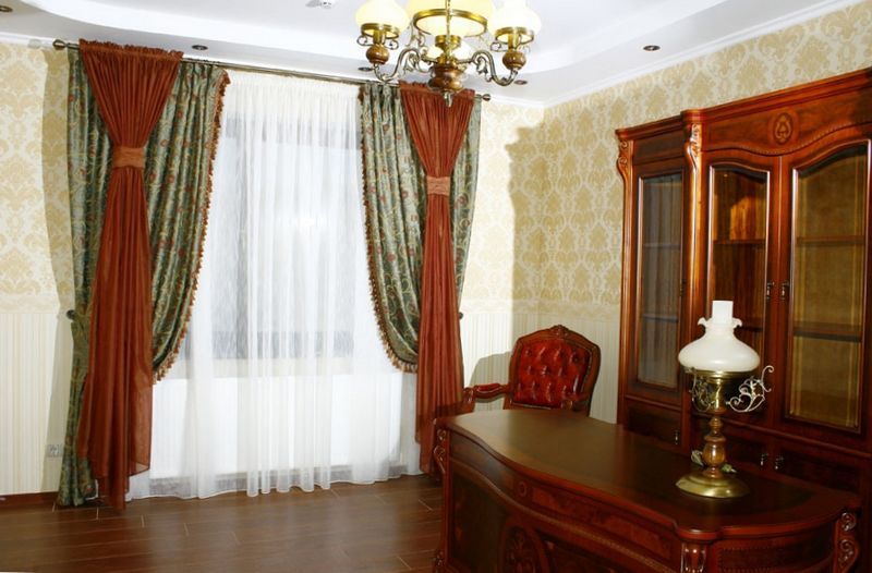 Zasłona we wnętrzu