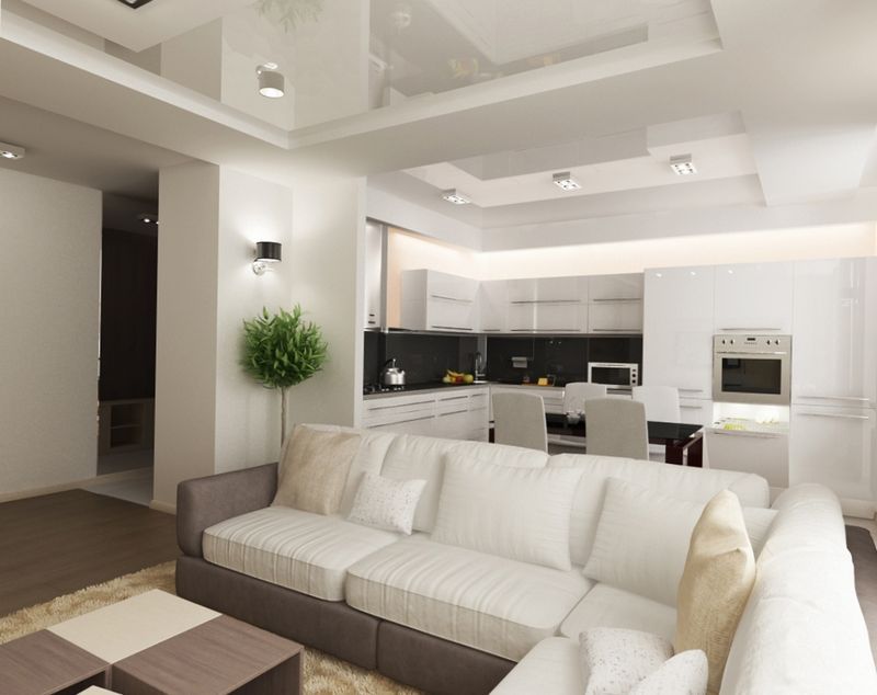 Zoning ein Zimmer mit einem Sofa Zonierung eines Zimmers mit einem Sofa