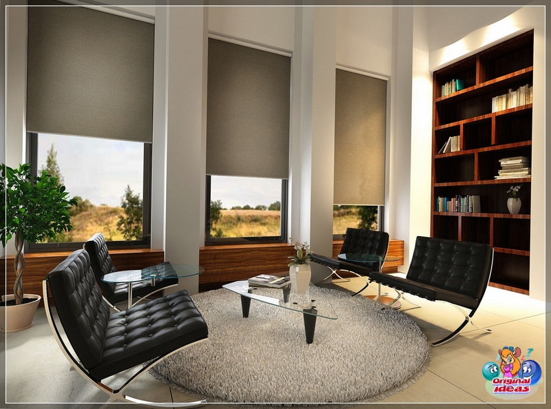 Roller blinds are perfect for a study