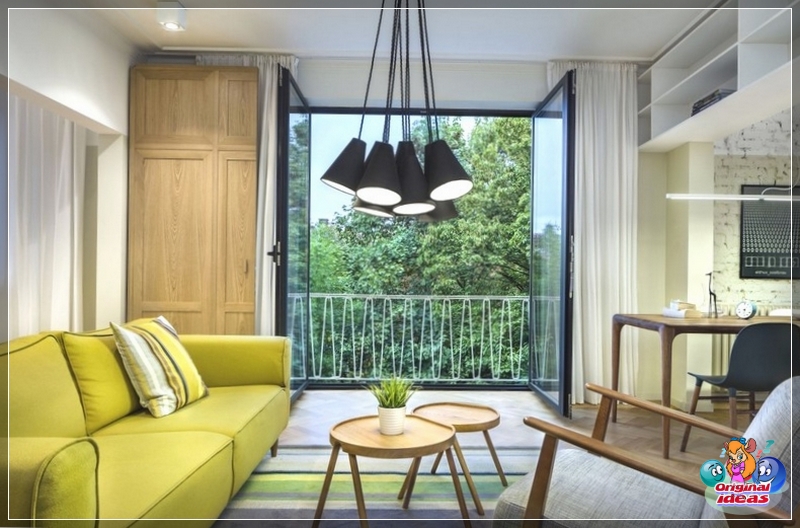 interior Living room with access to the balcony