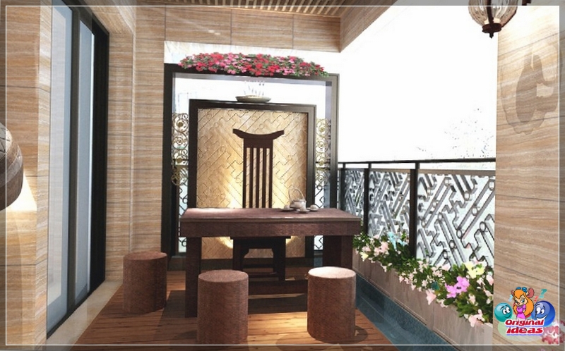 interior High-tech balcony decoration