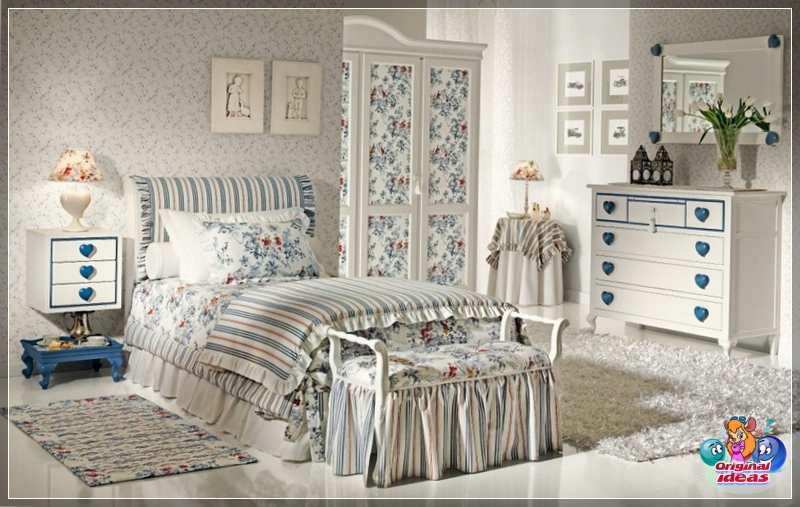 Habitación para una niña en tilé provence Habitación para una niña en tilé provence