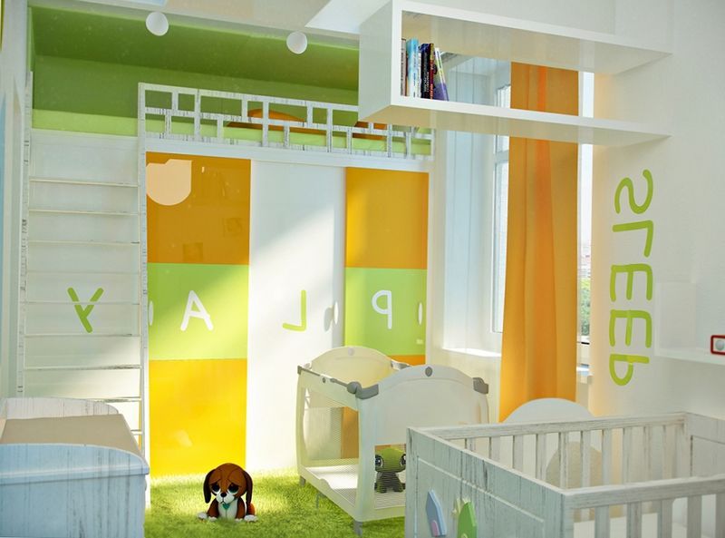 Children's room in a modern style Children's room in a modern style