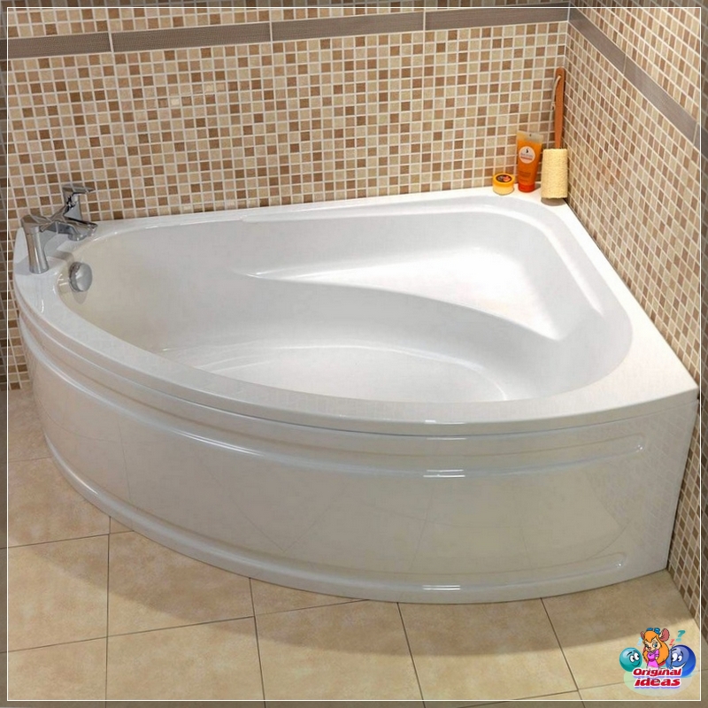 diseño baño de esquina