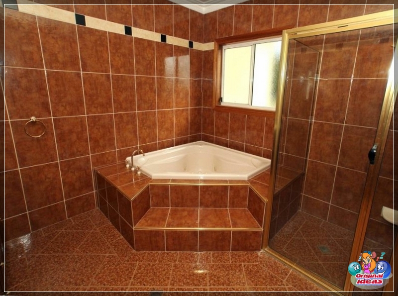 diseño Baño en colores beige