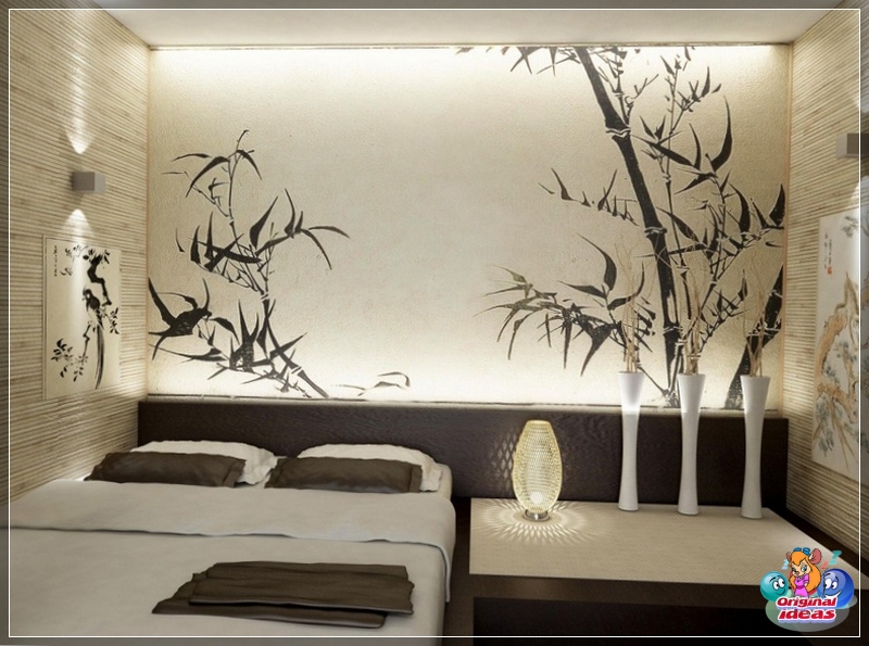 Interior de dormitorio turquesa