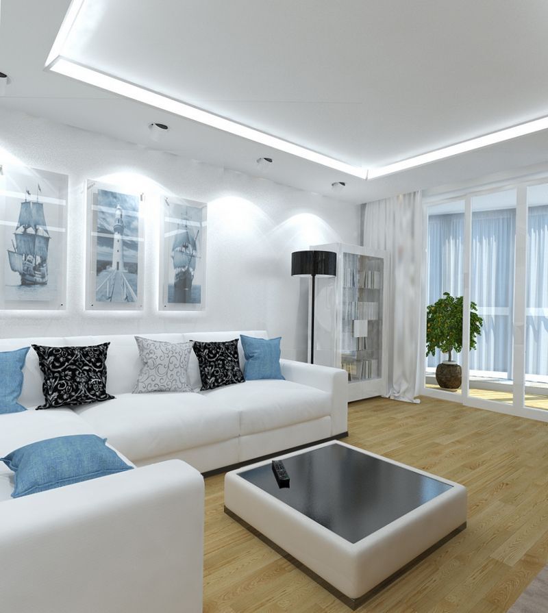 Ciekawy projekt salonu Ciekawy projekt salonu
