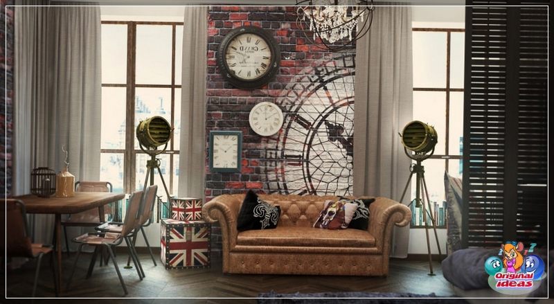 Estilo inglés en la sala de estar Estilo inglés en la sala de estar
