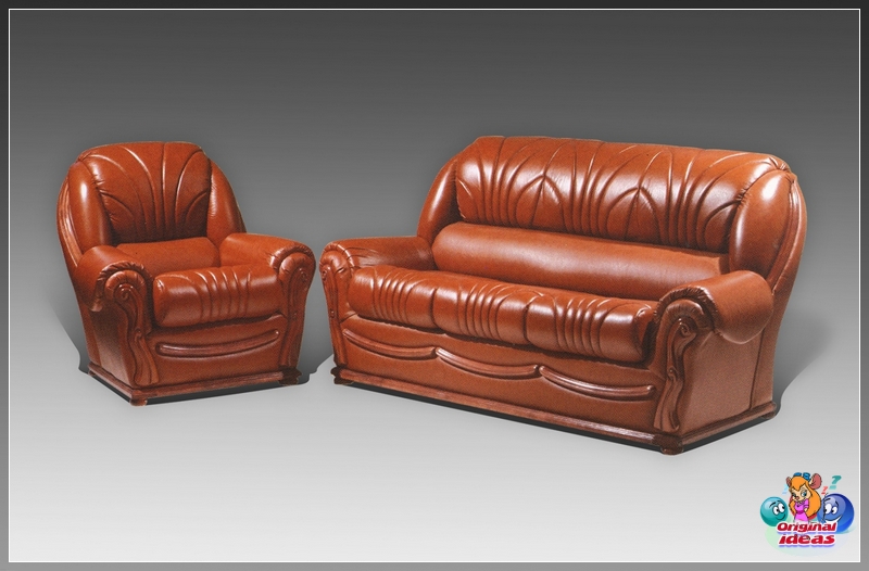 Muebles tapizados de madera oscura Muebles tapizados de madera oscura
