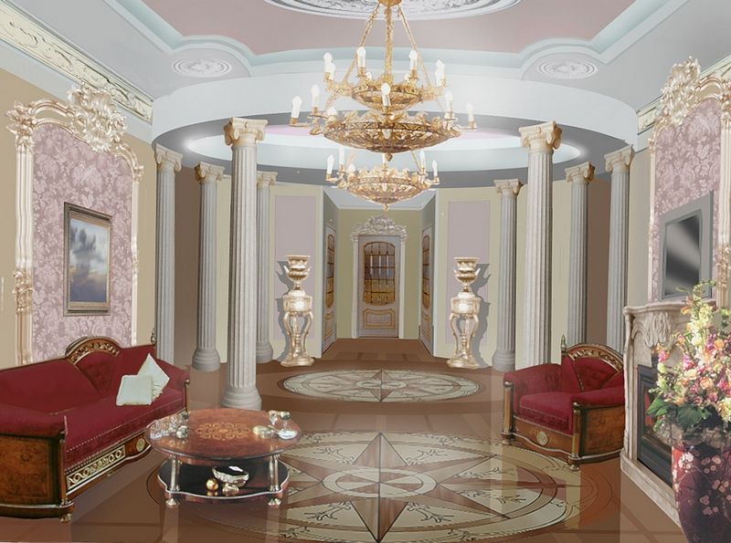 Stylowe wnętrze salonu Stylowe wnętrze salonu