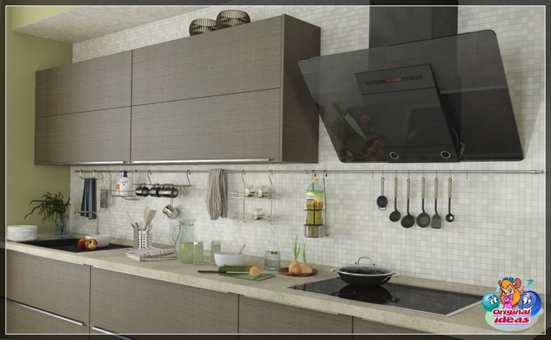 Kitchen design in the style of ecological minimalism Kitchen design in the style of ecological minimalism
