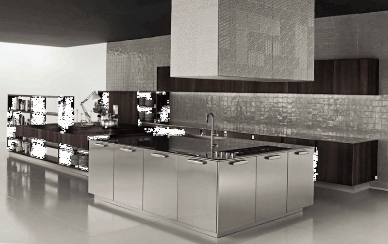 Kitchen in gray tones Kitchen in gray tones