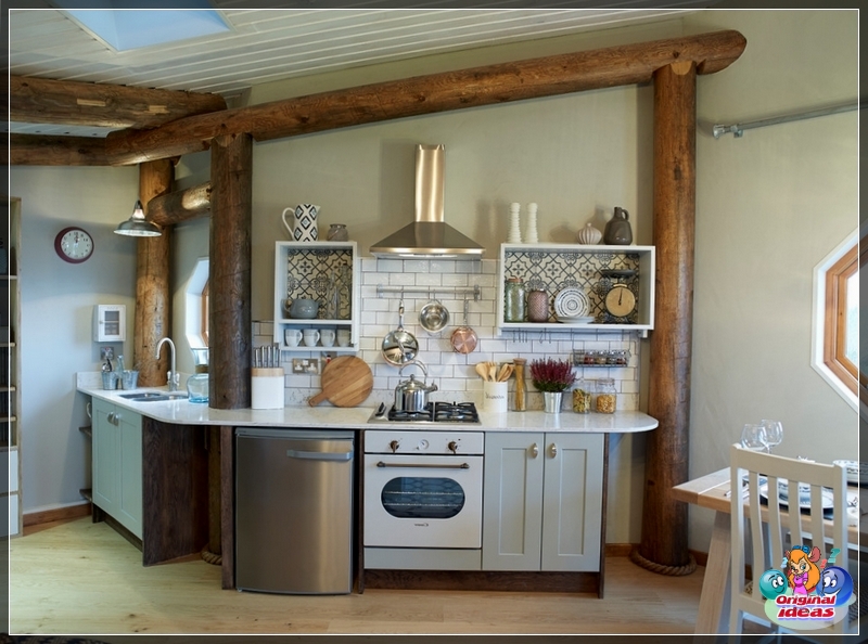 cocina Versión clásica de la cocina ecléctica