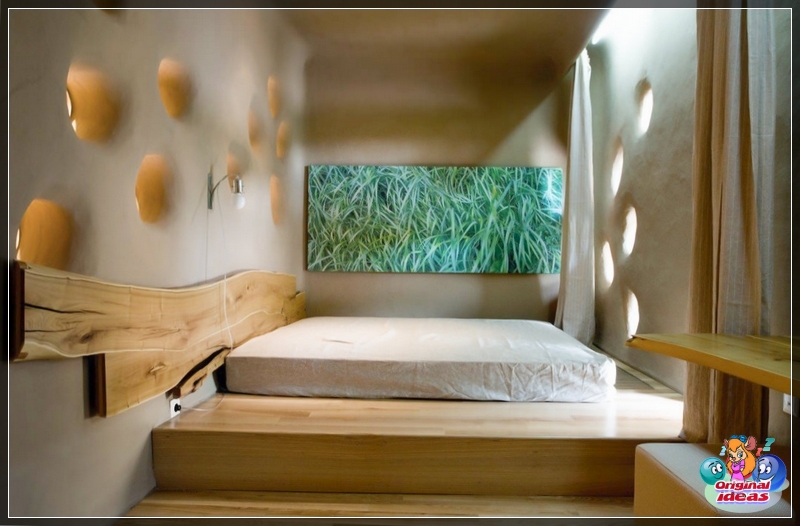 Sypialnia w stylu ekologicznym