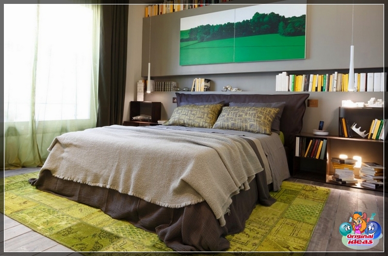 Na zdjęciu eko-sypialnia