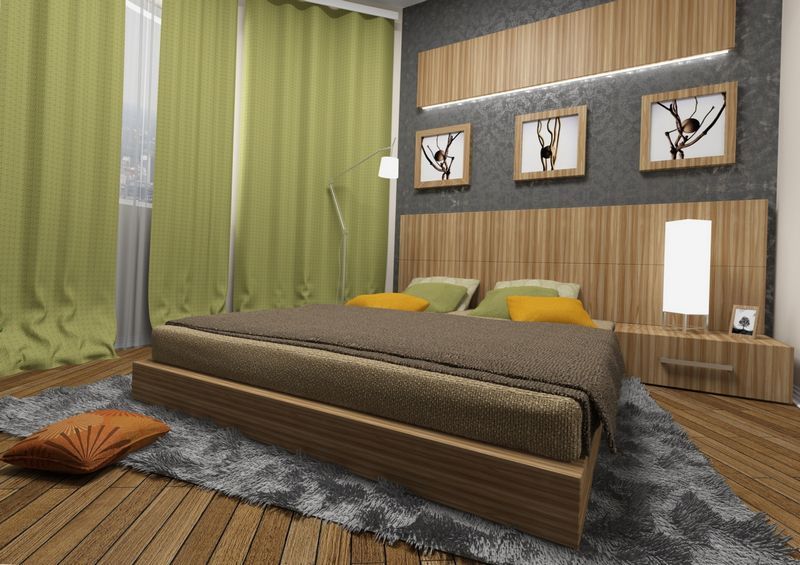 Eko oświetlenie sypialni