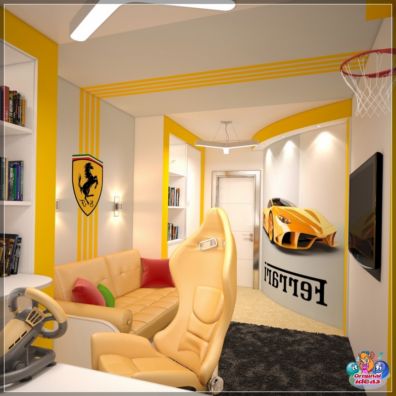 Ferrari lover's room
