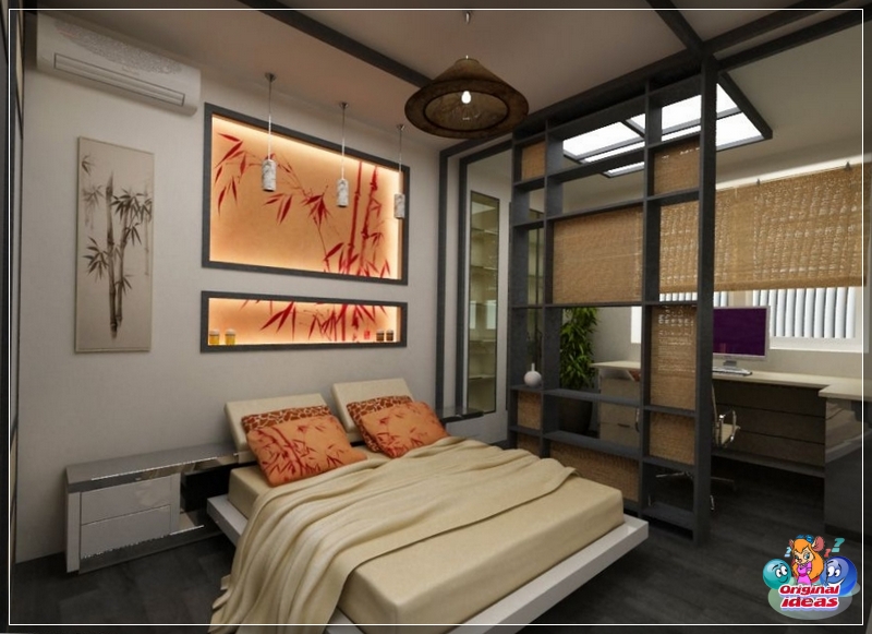 Japanese-style room for a teenager