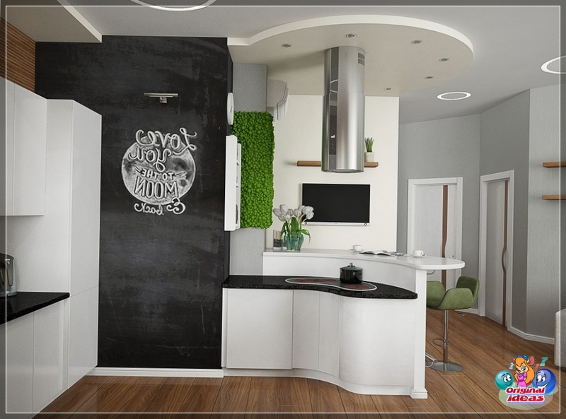 Eco-style kitchen for a young girl Eco-style kitchen for a young girl