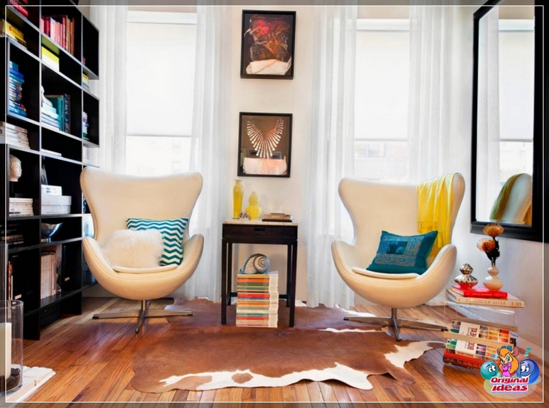 wall Armchairs of original designs are perfect for modern living rooms