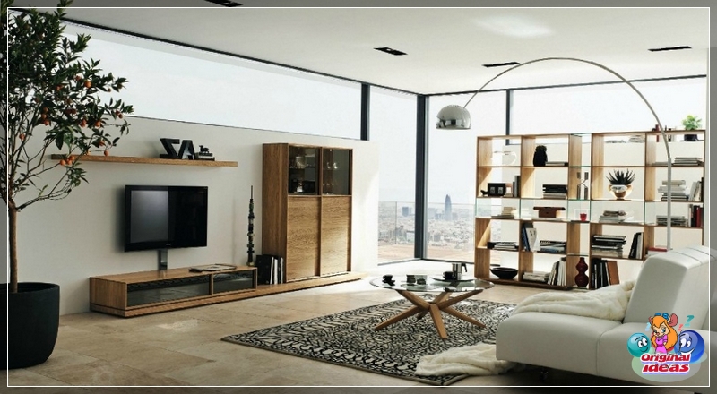 wall The rack can be used for room zoning