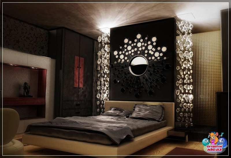 Dormitorio en colores oscuros Dormitorio en colores oscuros