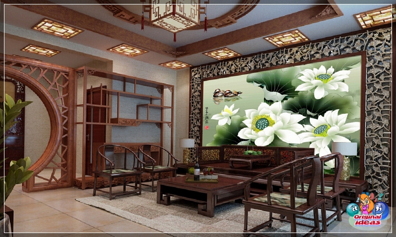 The Chinese interior is always restrained and harmonious
