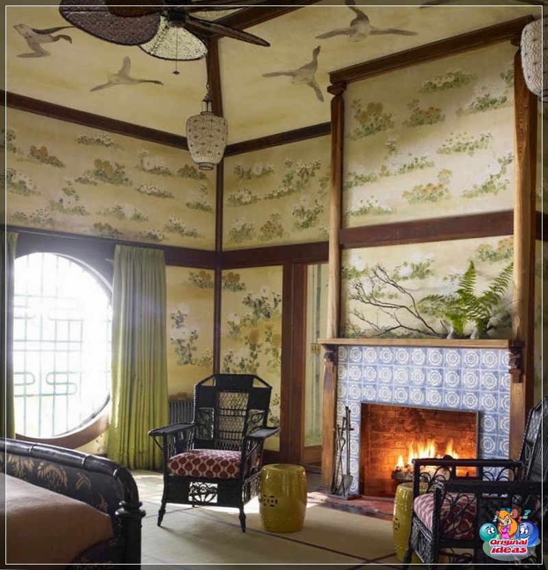 Zimmer Papiertapeten mit traditionellen chinesischen Motiven gehören zu den Möglichkeiten der Wanddekoration