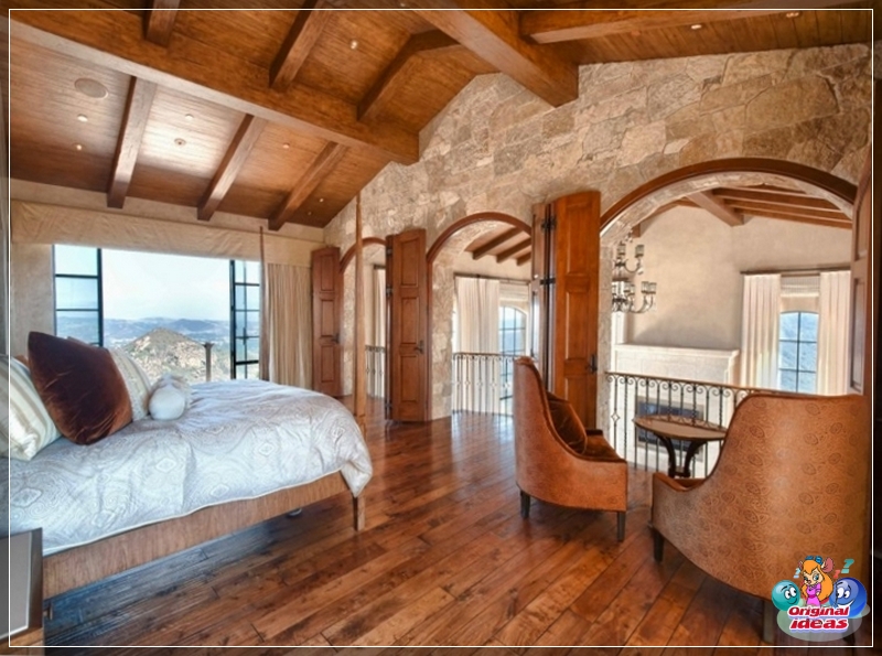 dormitorios mediterráneos Se utilizan muchos materiales naturales en la decoración del dormitorio de estilo mediterráneo