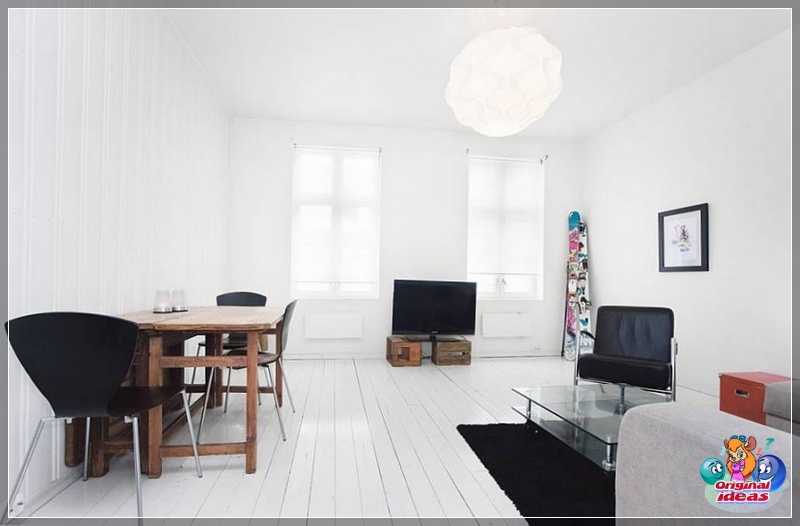 Pokój z elementami minimalizmu