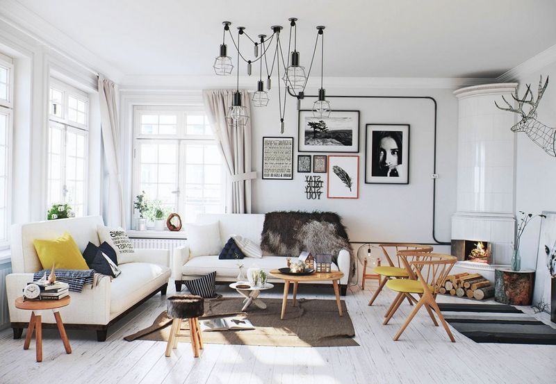 Die Dominanz von Weiß im skandinavischen Interieur Die Dominanz von Weiß im skandinavischen Interieur