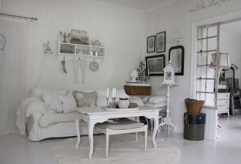 habitación El estilo shabby chic es elegancia romántica