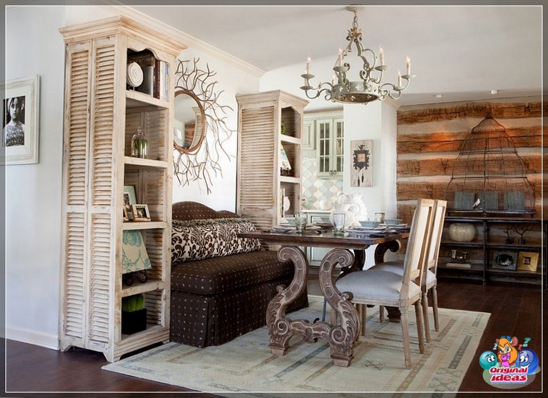 habitación Para que la habitación shabby chic no parezca un almacén de cosas viejas, debe seleccionar con mucho cuidado todos los elementos de decoración