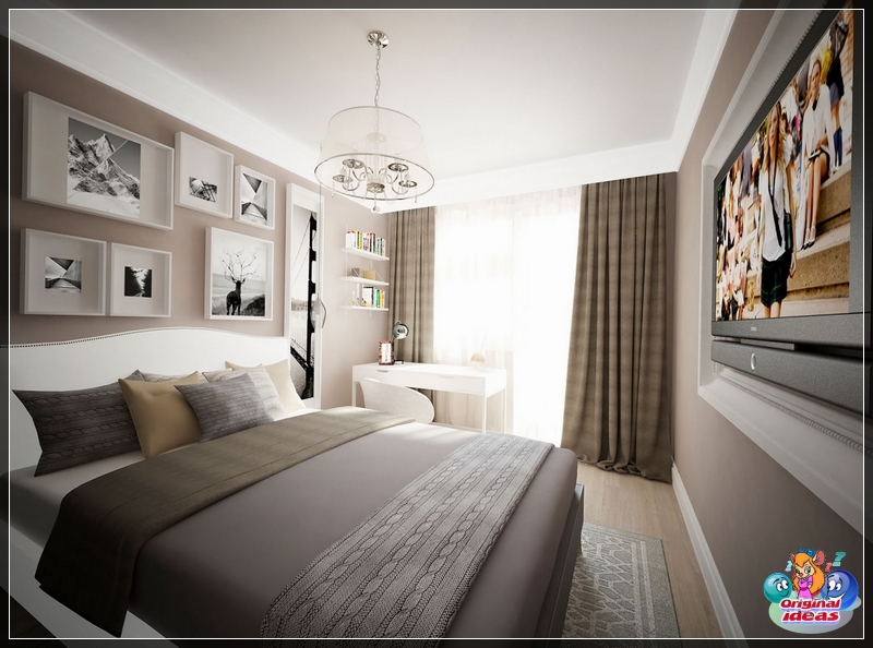 Das Interieur des Mädchenzimmers in modernem Stil Das Interieur des Mädchenzimmers in modernem Stil