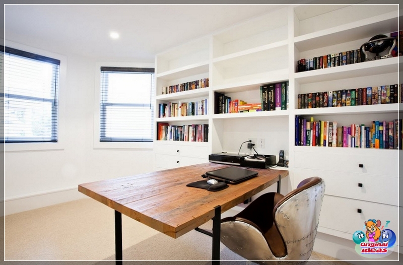 The interior of the office in the style of minimalism