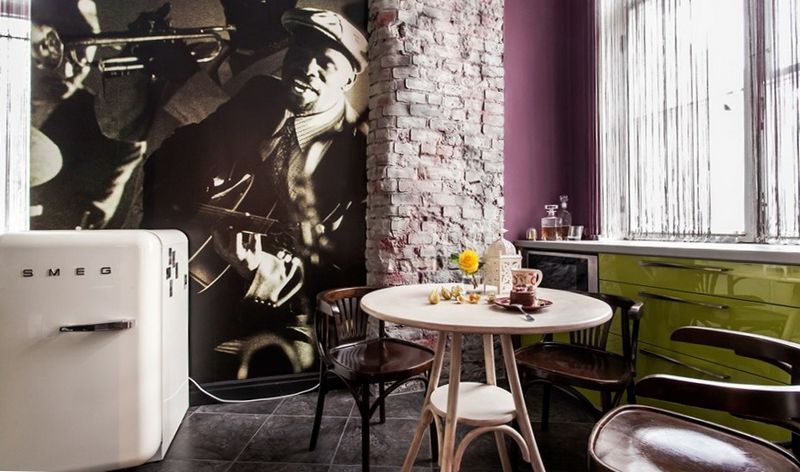 pokój Pokój w hotelu retro?