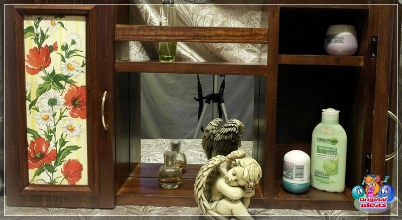 bathroom Decoupage style wardrobe