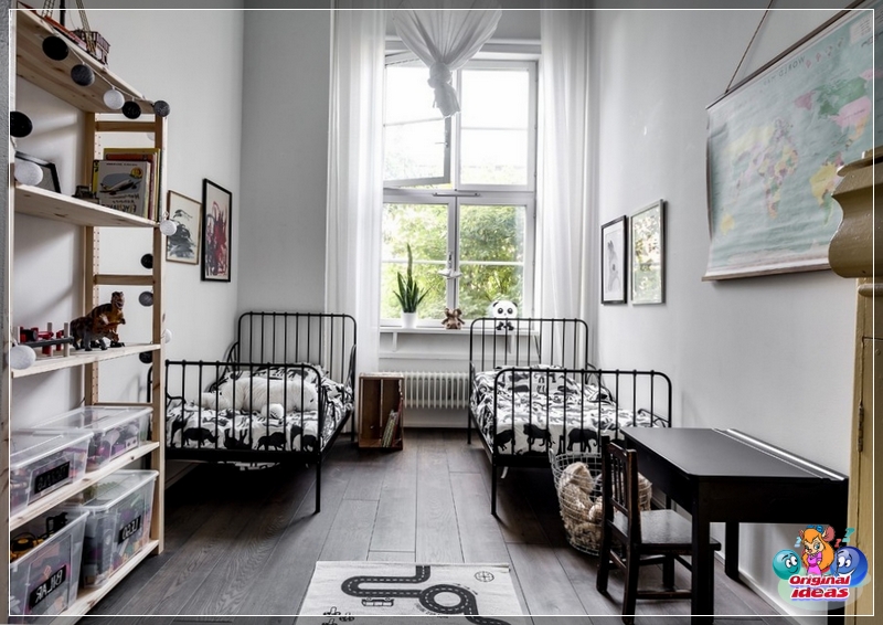 Otwarte regały idealnie nadają się do przechowywania zabawek