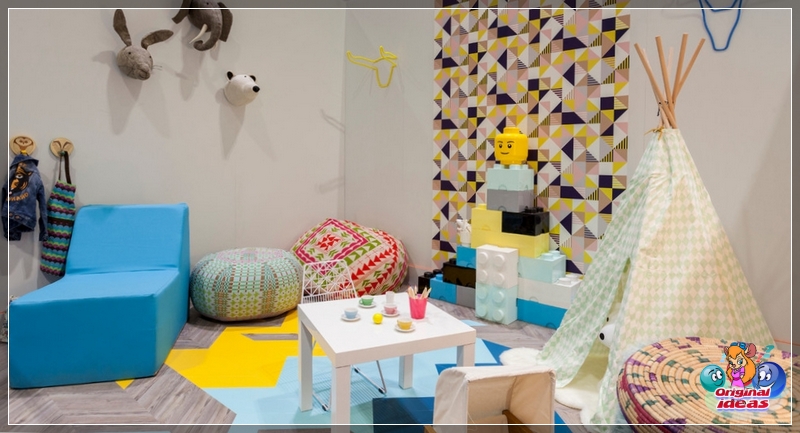 Zwierzęce głowy, wigwam, gigantyczne Lego – to wszystko organicznie wpasuje się w skandynawski żłobek