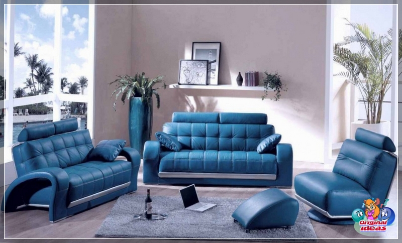 cabinet Blue furniture set