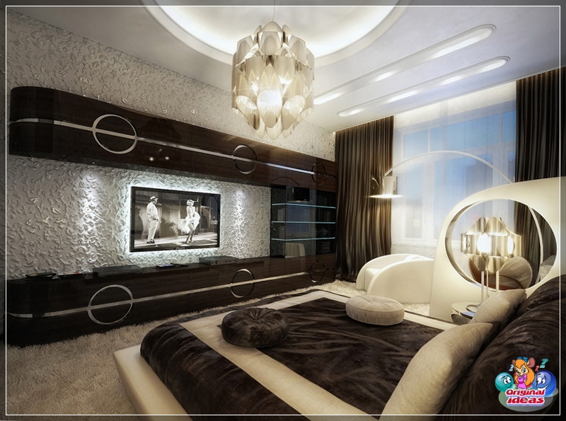dormitorio Conjunto de pared opcional en el dormitorio