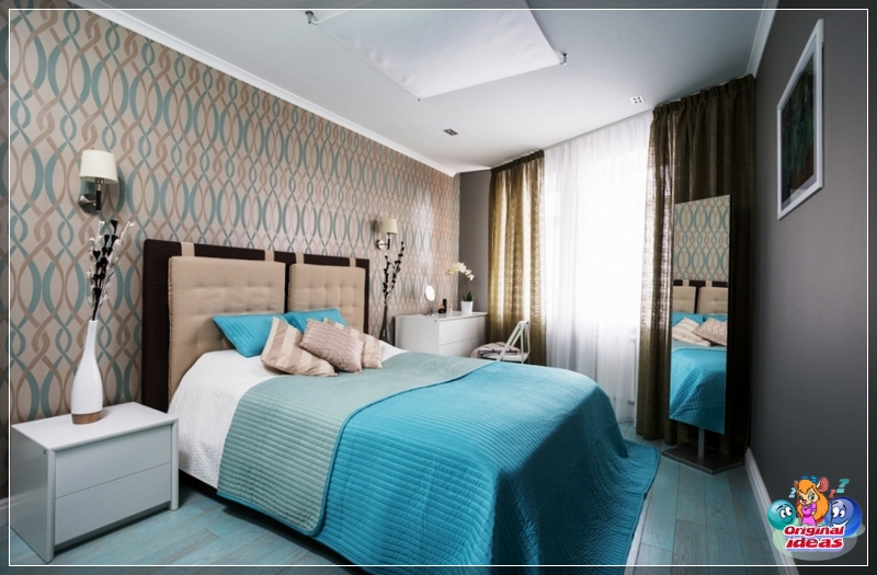 dormitorio Las colchas en colores brillantes transformarán perfectamente el interior