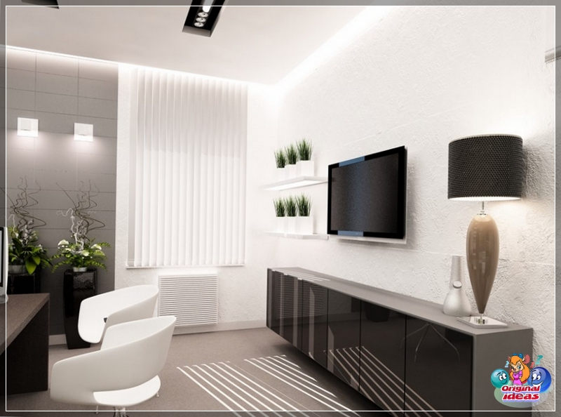 Plaster option in the living room