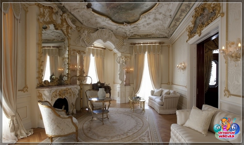 sala de estar Sala de estar de estilo borocco