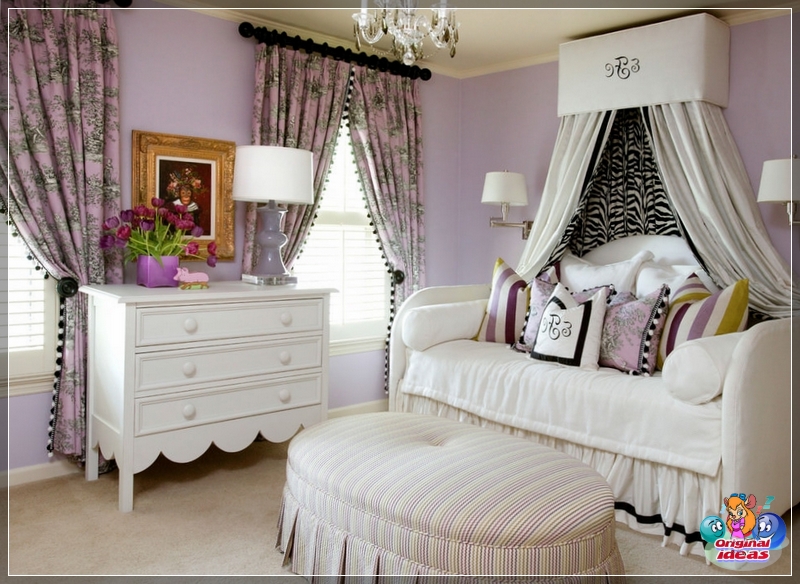 nursery The Provence style is characterized by a large number of textiles