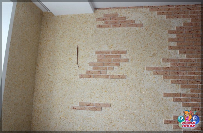 papel pintado Decoración de paredes en la cocina con papel tapiz líquido