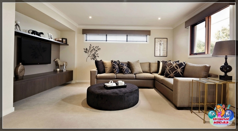 interior Bright living room interior
