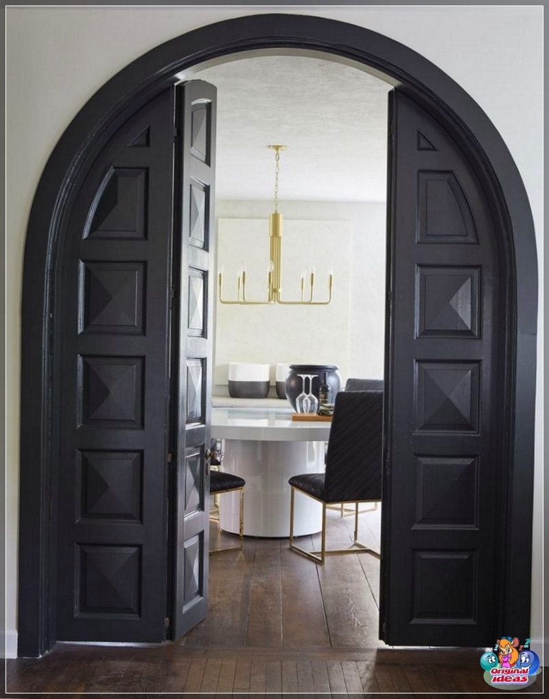 Łukowaty harmonijka drzwiowa