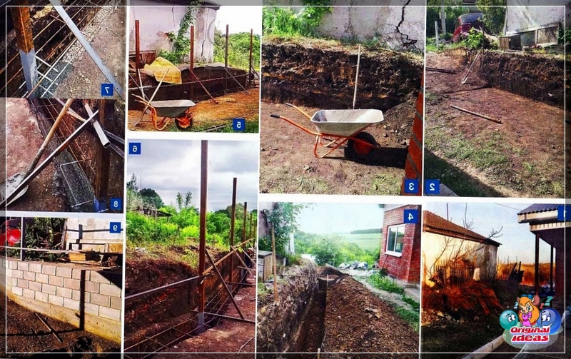 Etapy tworzenia muru oporowego