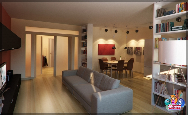 design Zoning a private house using lighting